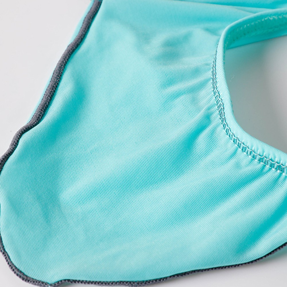Breathable Men Ice Silk Low Waist Underwear Thong G String Classic Style