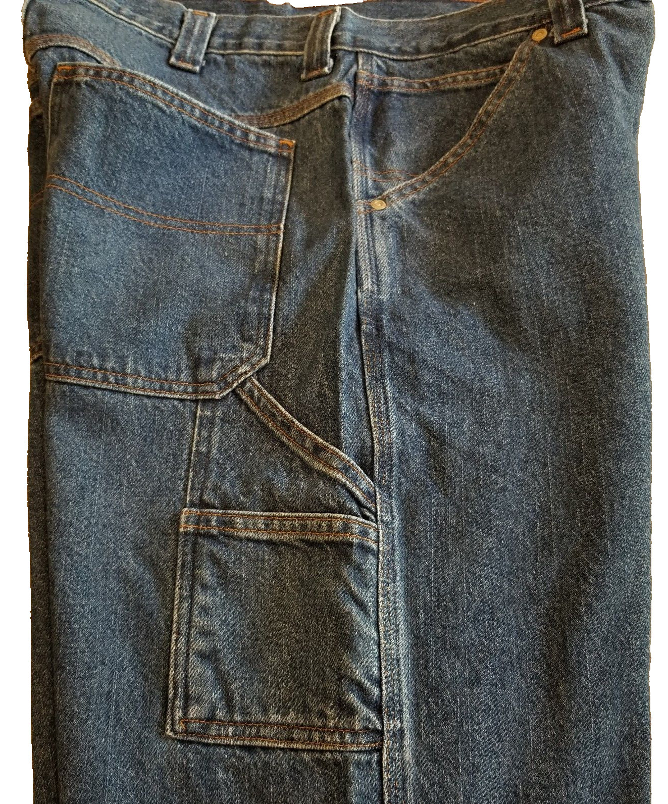 Saddlebred Straight Leg Carpenter’s Jeans Men’s W32x32 Blue Medium Wash Denim