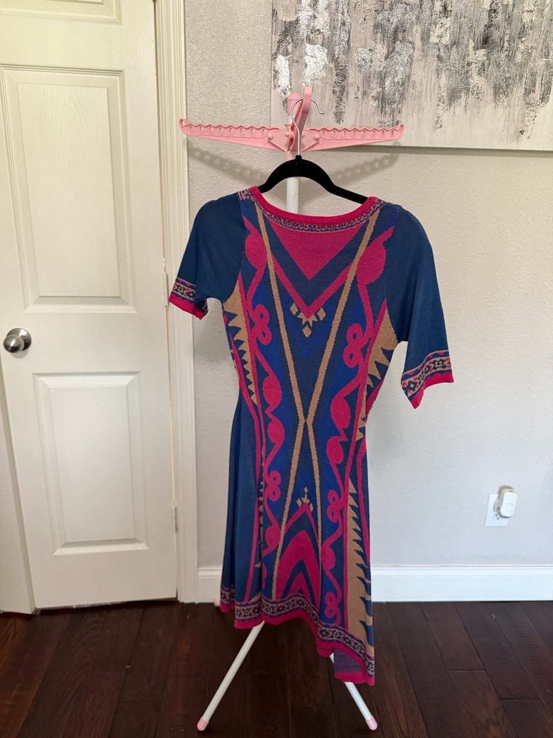 Flying Tomato Aztec Print Knit Sweater Dress, Style #SW3243