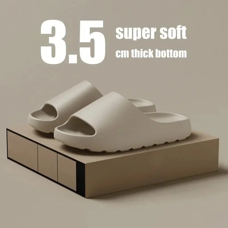 Coconut Slippers Cloud Thick-soled Sandals Summer Fashion Soft Bottom Beach Men