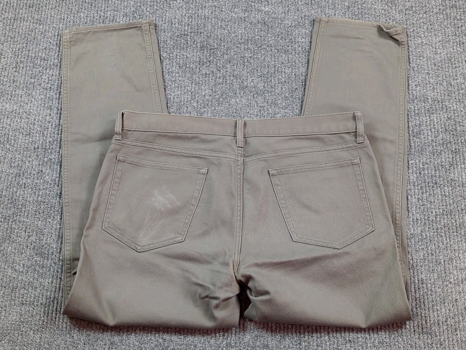 J Crew Jeans Men 36×30 Gray Straight The Sutton Denim Cotton
