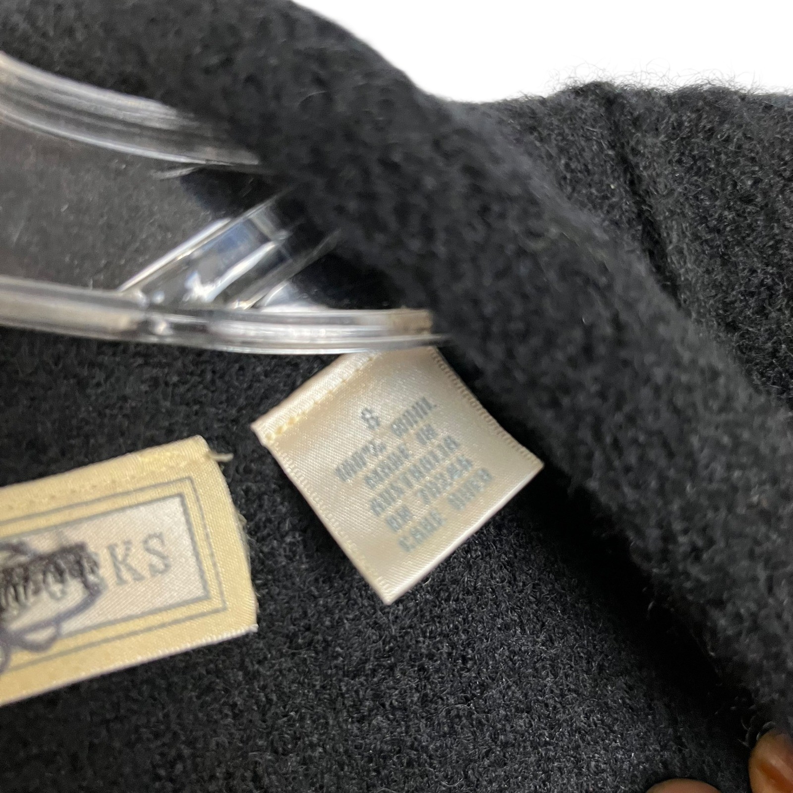 Studioworks Black Wool Blazer Jacket Small Button Front Pockets