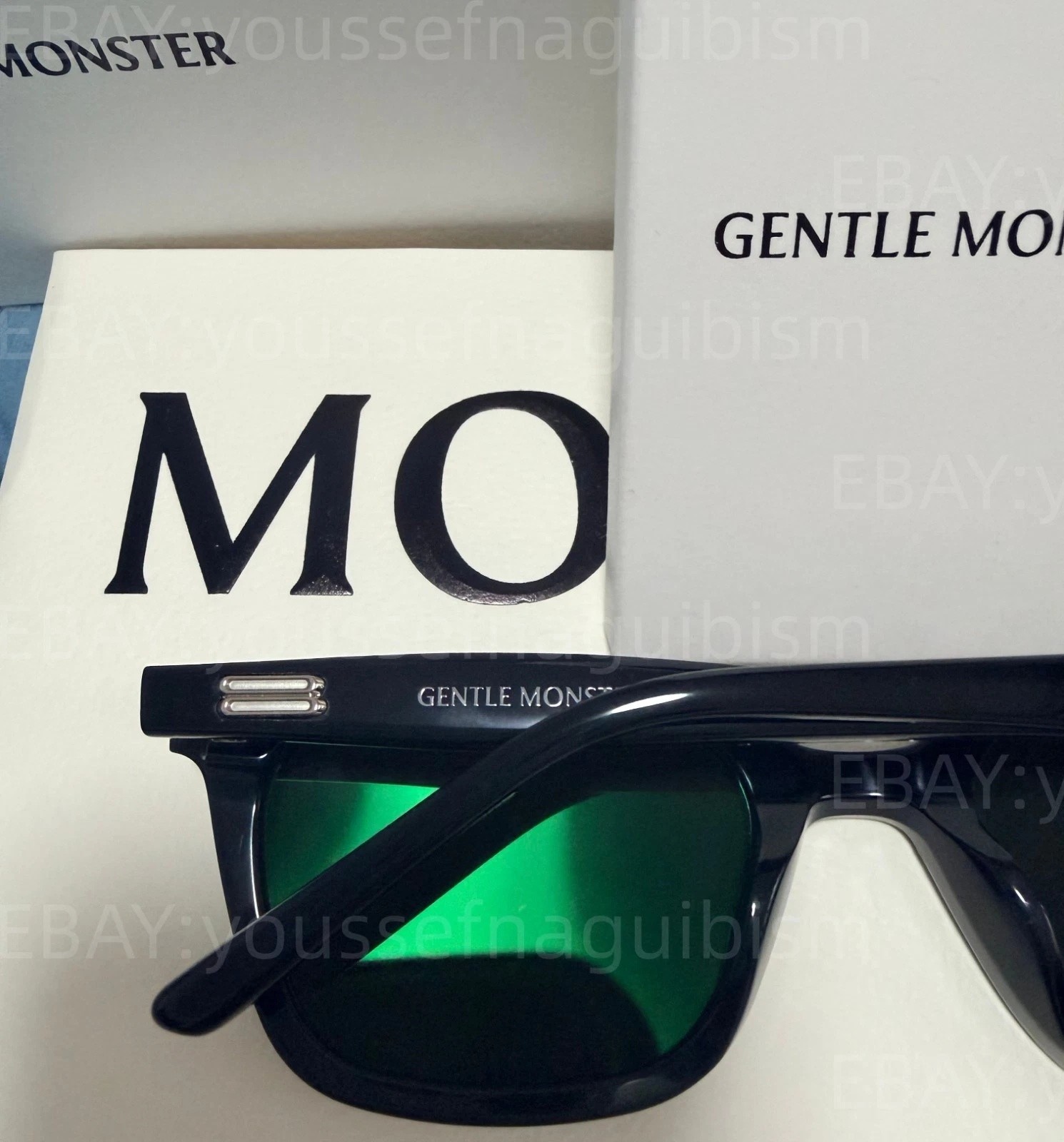 2026 GentleMonster Soho 01 Sunglasses Black Frame Black Lenses