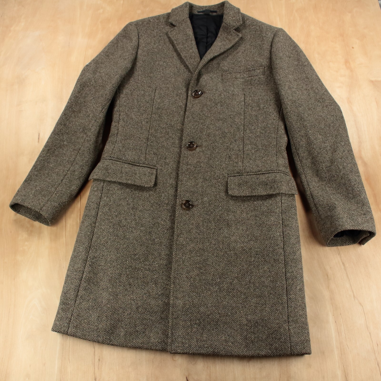 nwt J CREW Ludlow Moon British Tweed Thinsulate insulated wool topcoat coat 36 R