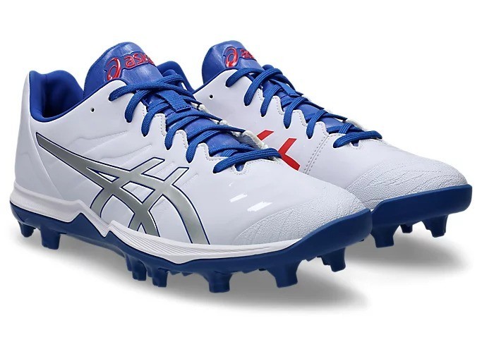ASICS GOLDSTAGE FANG 1121A067 106 White Pure Silver Baseball Cleats