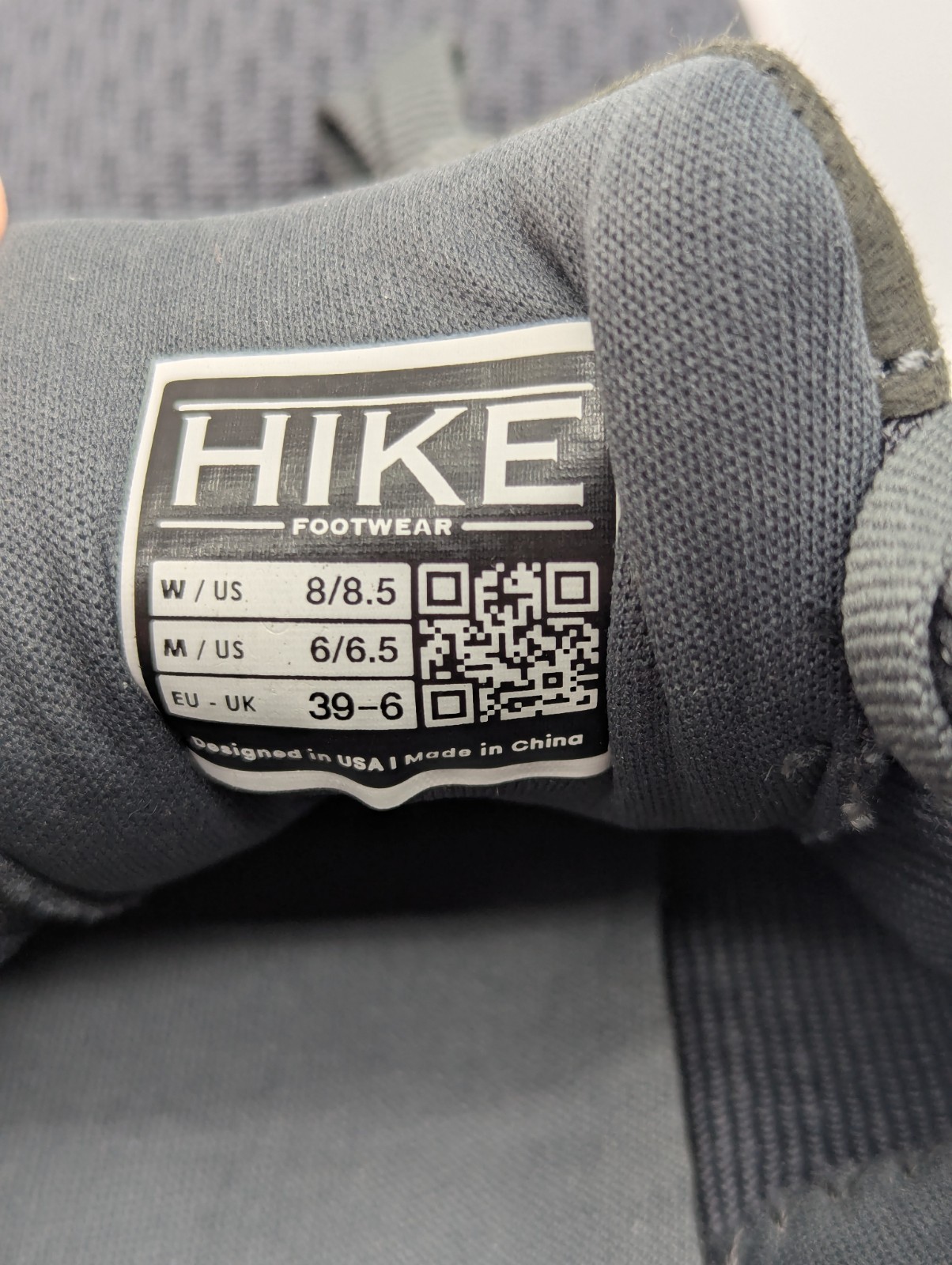 Hike Footwear HF Stride Ergonomic Barefoot Shoe Sneaker Wm Sz8 Gray