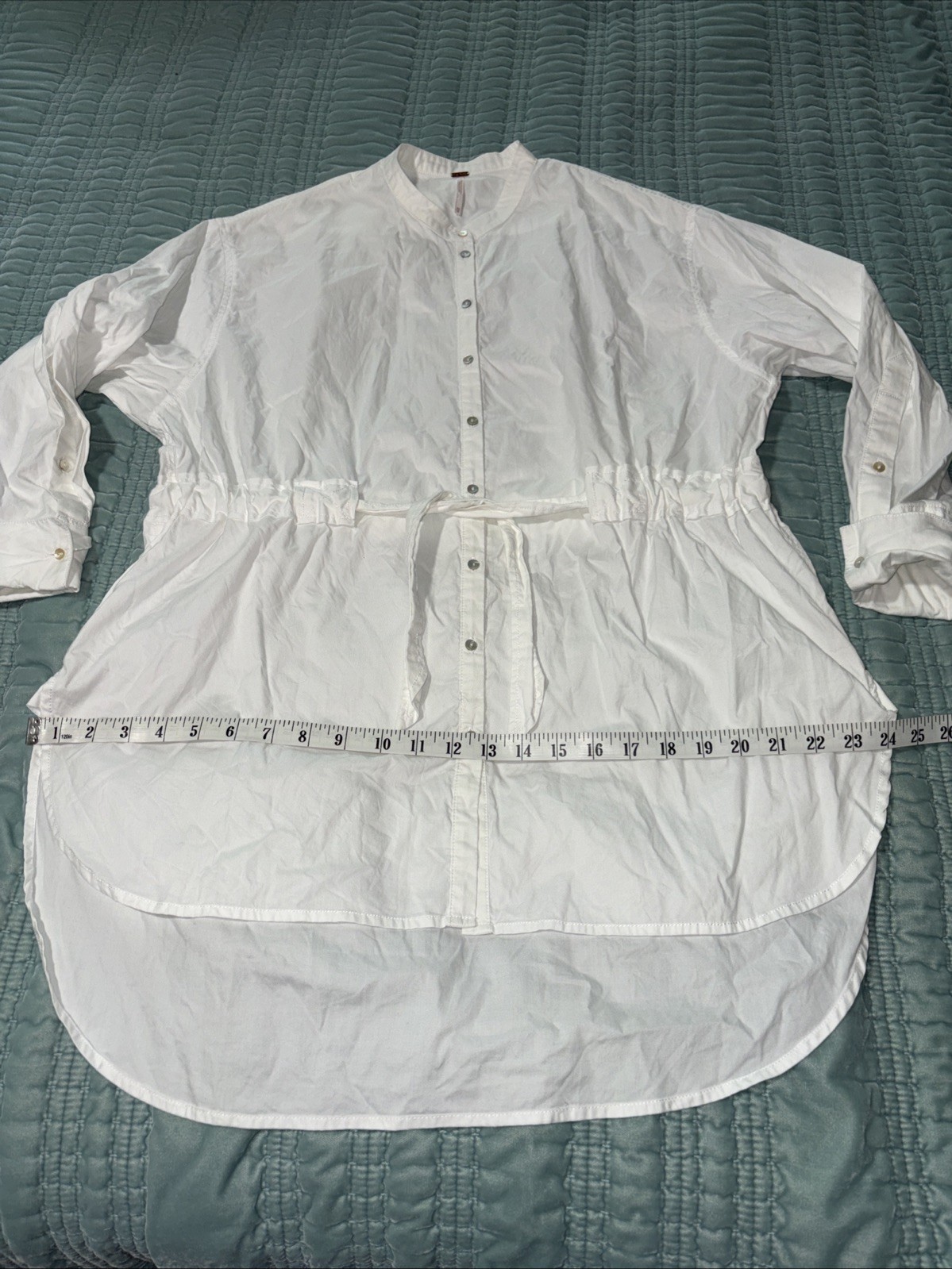 Free People XS Oversize, Boho, Business, Casual, Travel, Beach, 100% Cotton EUC