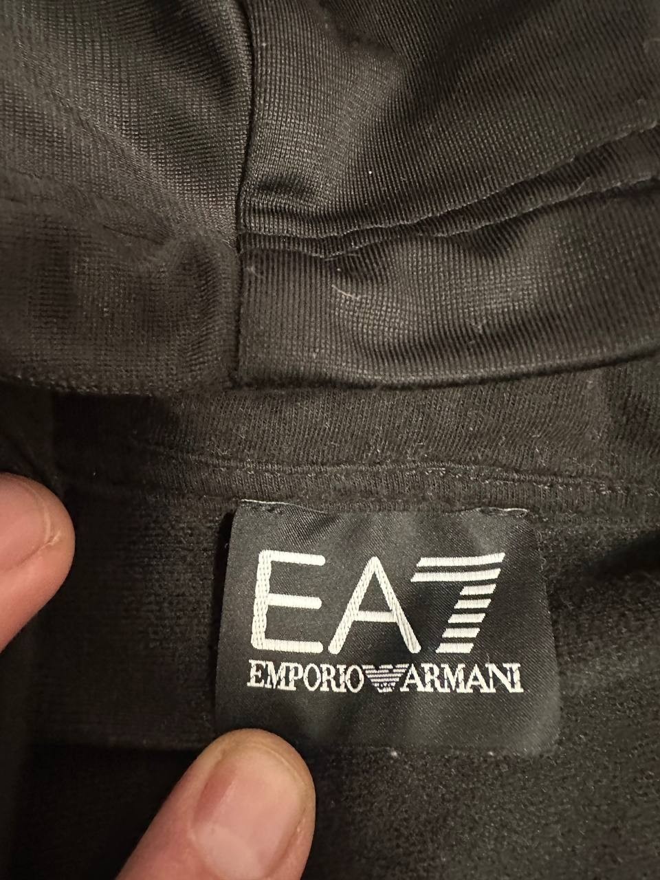 Emporio Armani Track Top jacket Small zip hoodie black men