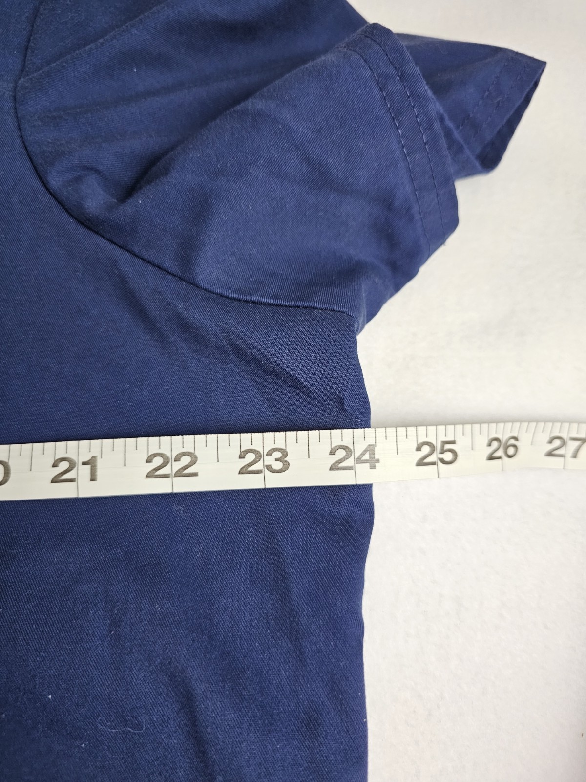Cherokee Workwear Revolution Scrub Top XL Navy Blue Pit To Pit 24in V-neck