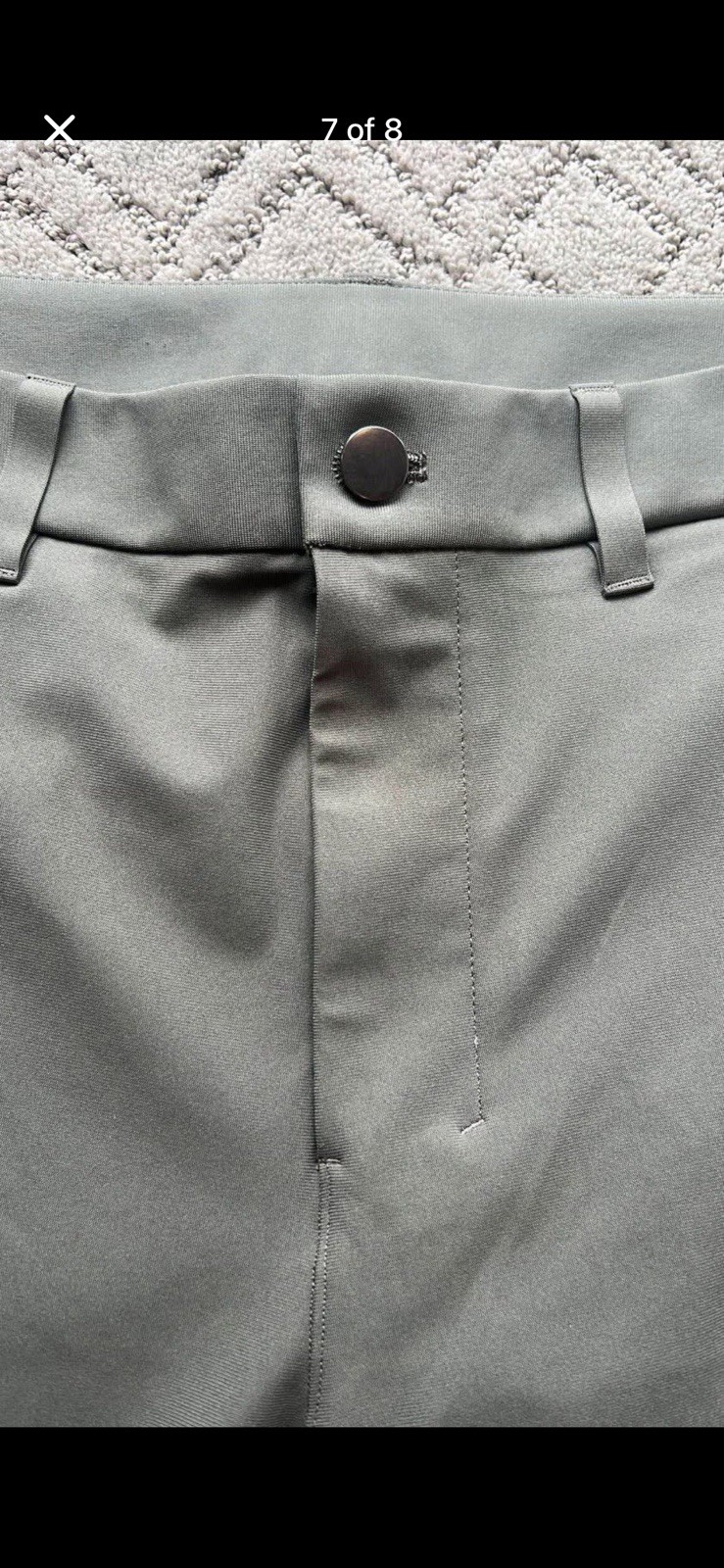 Lululemon ABC Pant Classic Size 30 Warpstreme Army Green 2 Way Stretch M5426