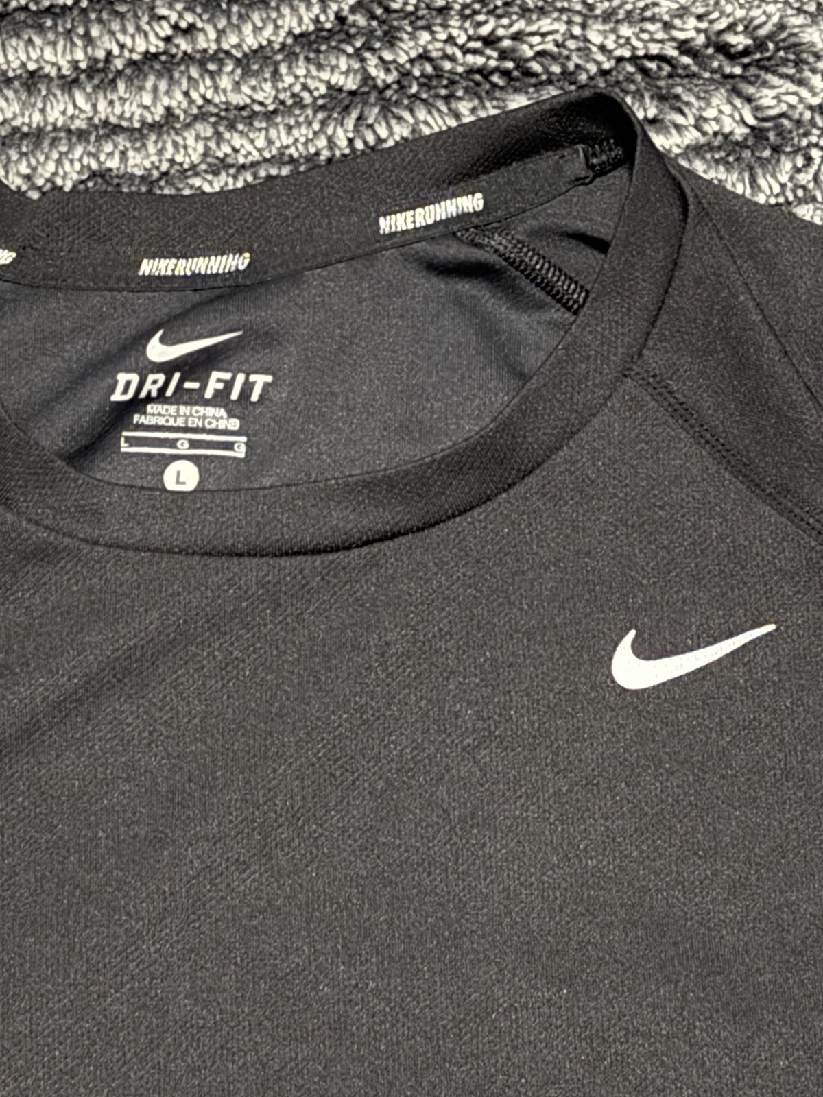Nike Dri-FIT Men’s Black Short Sleeve Crew Neck Running Jack Daniel’s Logo L