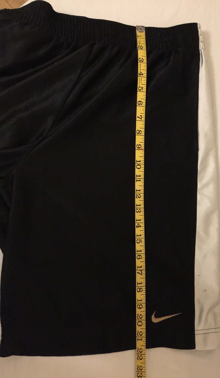 Men Nike XL Black Basketball Shorts Casual Elastic Waist 207630-022 Dazzle -Spot