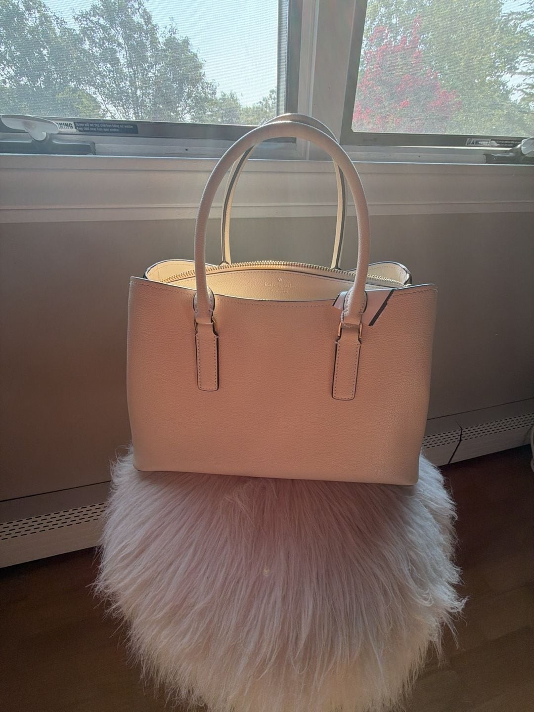Kate Spade Thompson Street Satchel Bag in Powdered Sugar