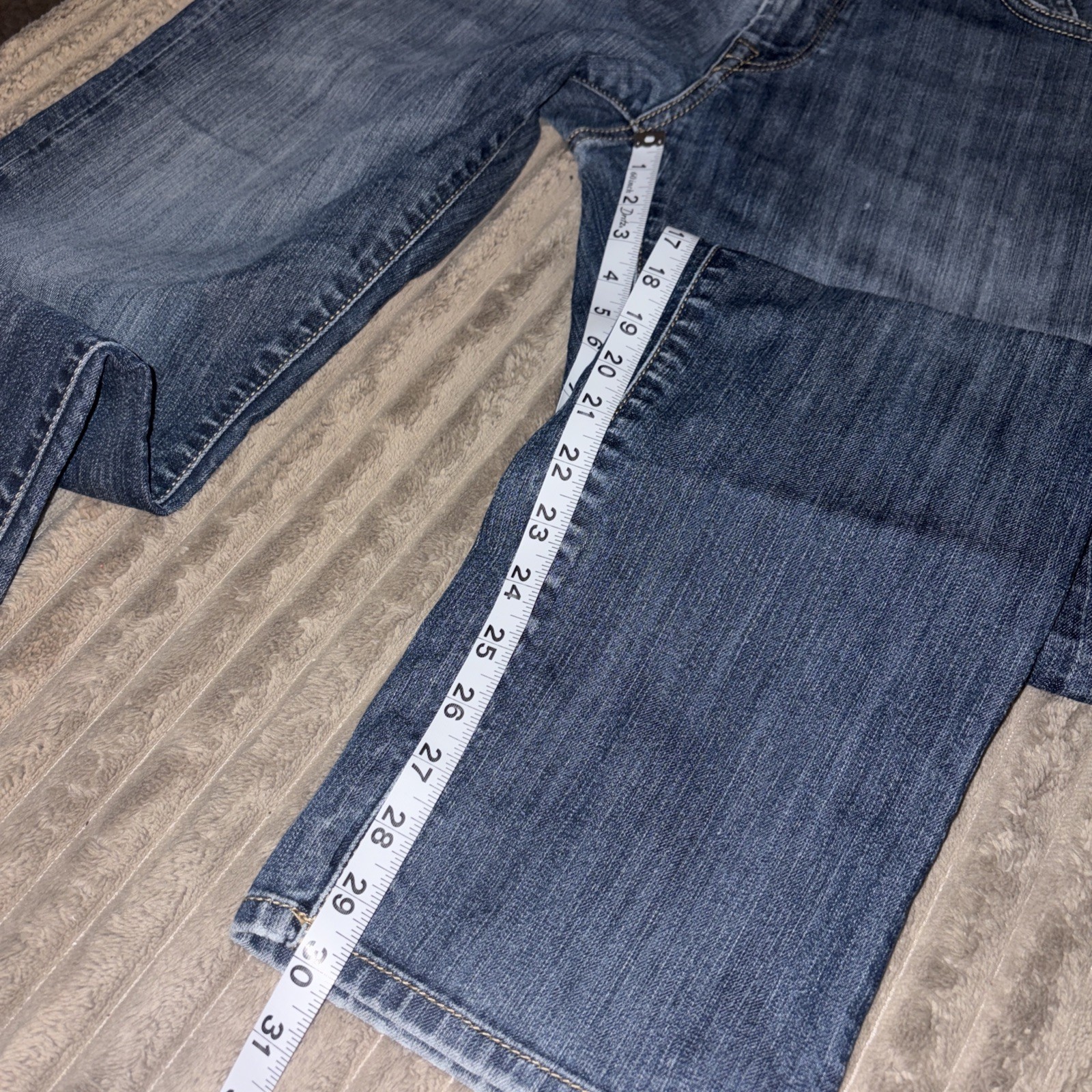 Mavi Zach Straight Leg Jeans Men’s 34×32 Stretch Blue Denim Dark Wash