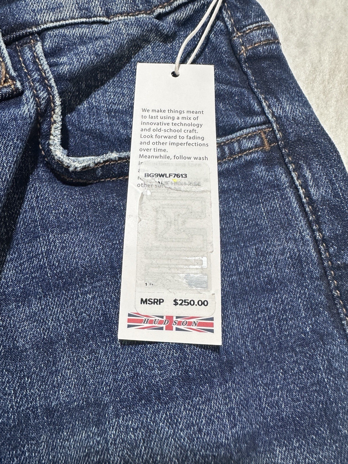 Hudson Jeans Womens Size 25 Rosalie Wide Leg Ankle Stretch Denim New with tags