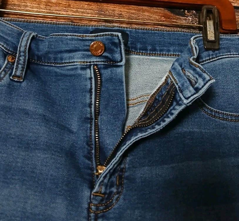 J Crew Jeans Size 32 14 Toothpick High Rise Skinny Ankle Blue Denim Stretch