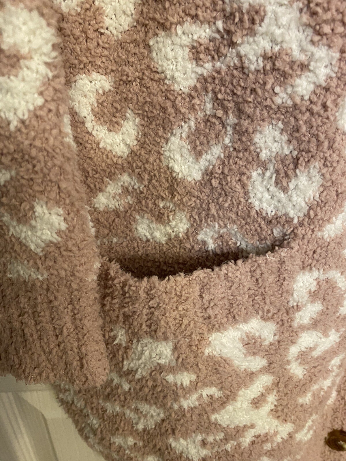 Authentic Super Soft Cozy UGG Joselyn Leopard Knit Cardigan Sweater New Size: XL