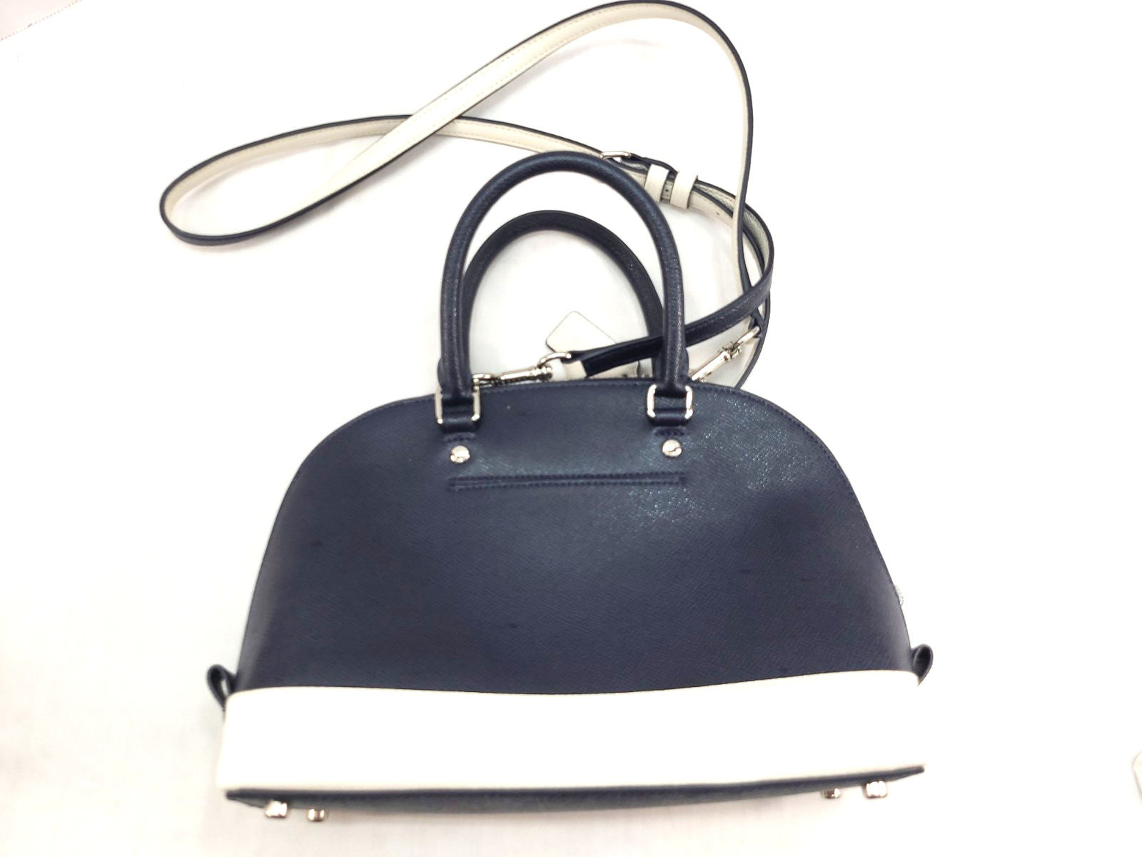 Coach Colorblock Mini Sierra Satchel – Midnight Navy Chalk – F24589 EUC