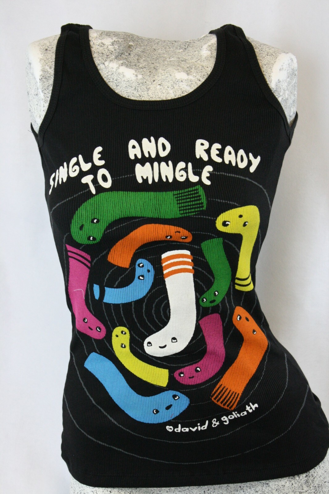 Womens David & Goliath Single & Ready To Mingle Socks Pajamas Sleep Lounge Set