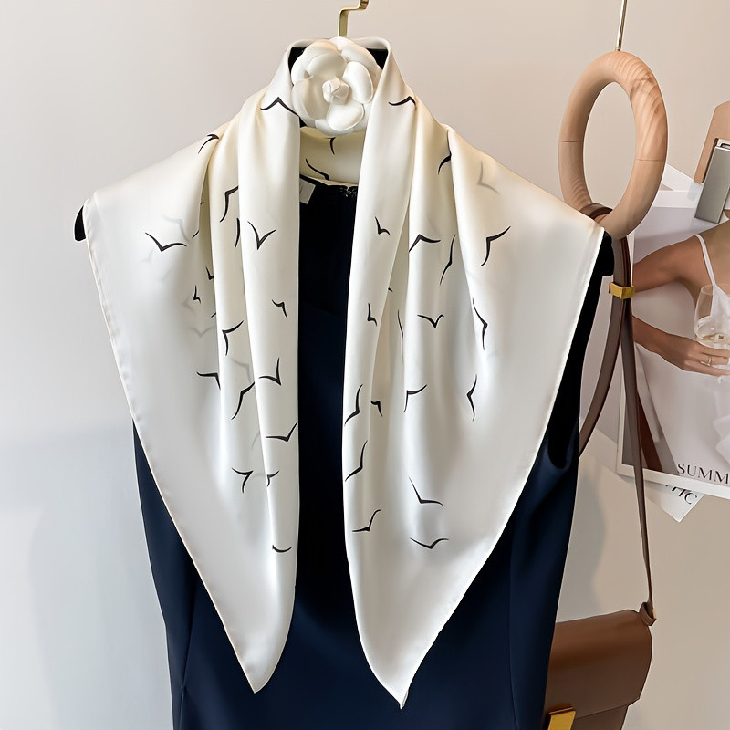 Crafted from Imitation Silk Fabric, This Soft Shawl Is the Perfect Lightweight A