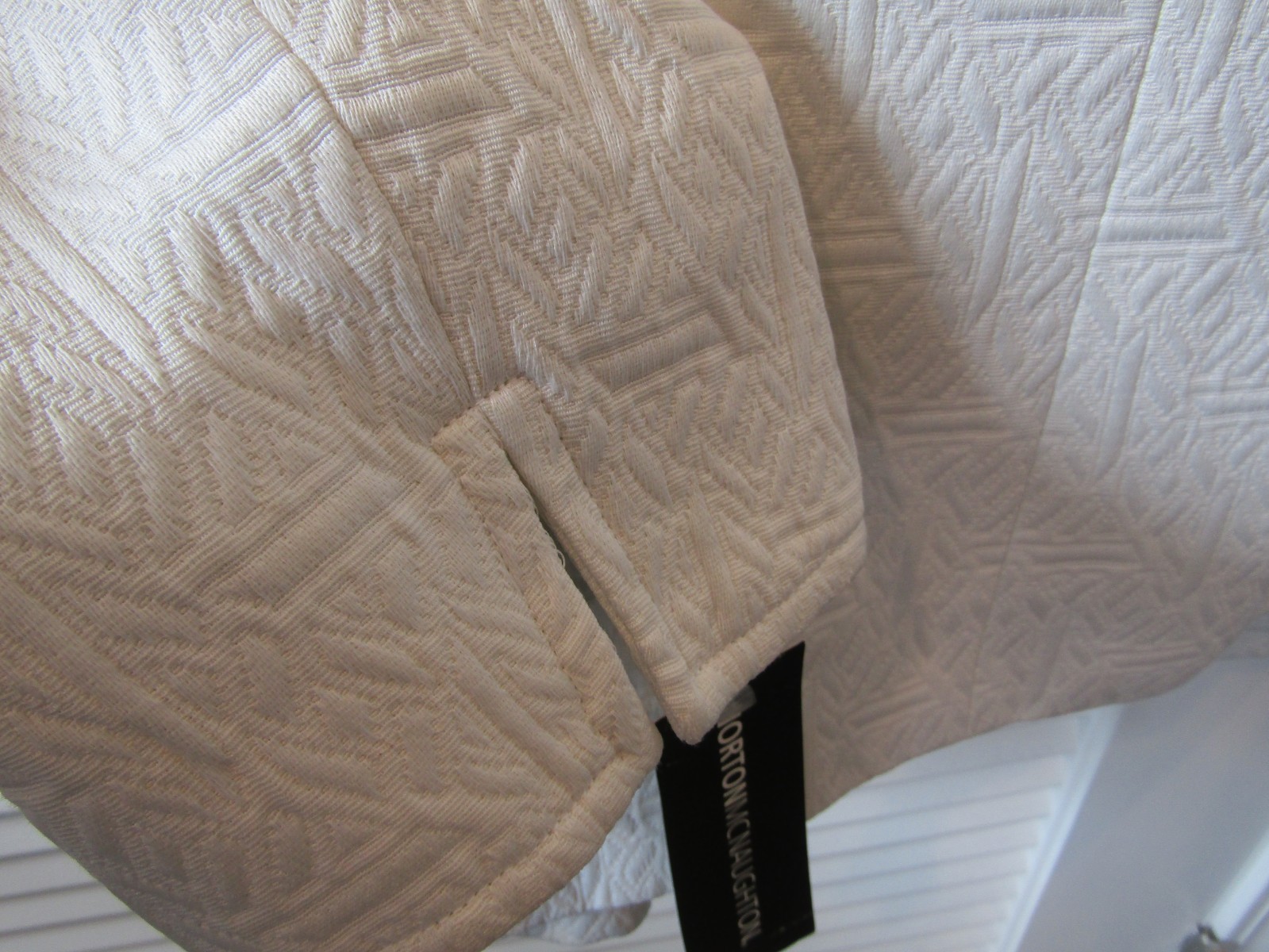 Norton McNaughton White “Demographi” Women’s Zip Jacket Size 14 NWT