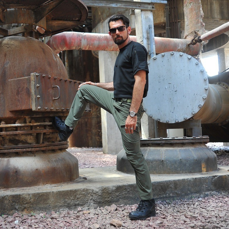 Tactical Cargo Pants Mens Work Pants Combat Outdoor Waterproof Hiking Trousers