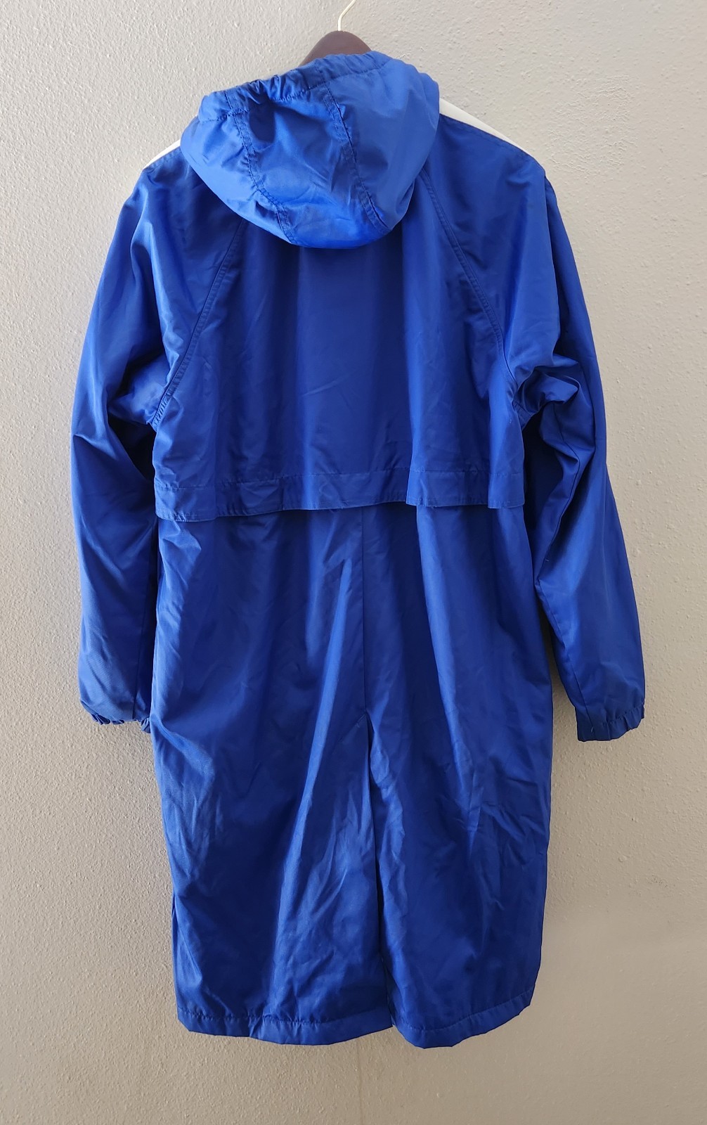 Unisex Size M Speedo Hooded Long Parka Windbreaker Swim Jacket Full Zip Lined