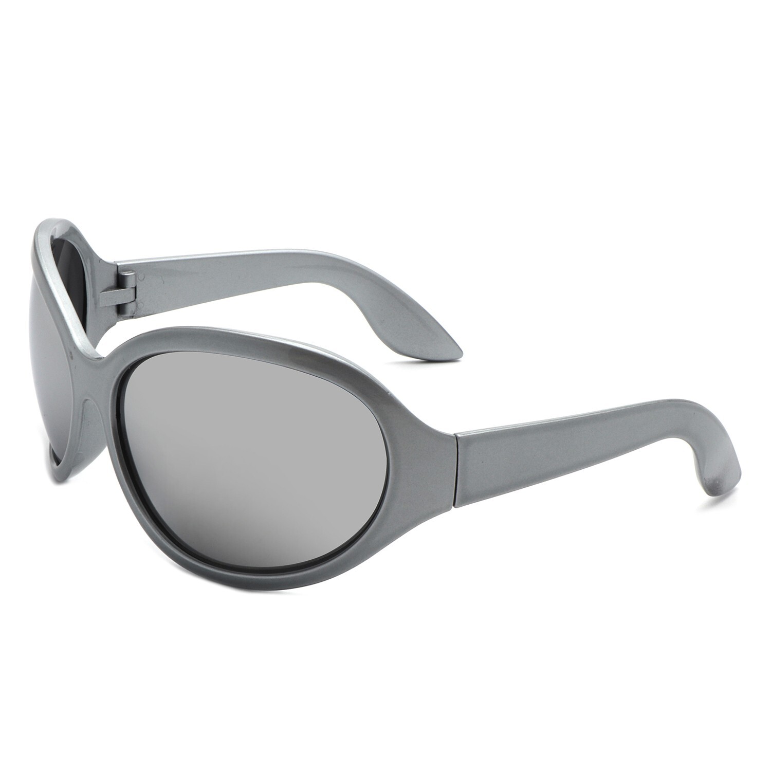 Oversized Round Women’s Sunglasses – Fashion Curved Large UV Protection Eyewear