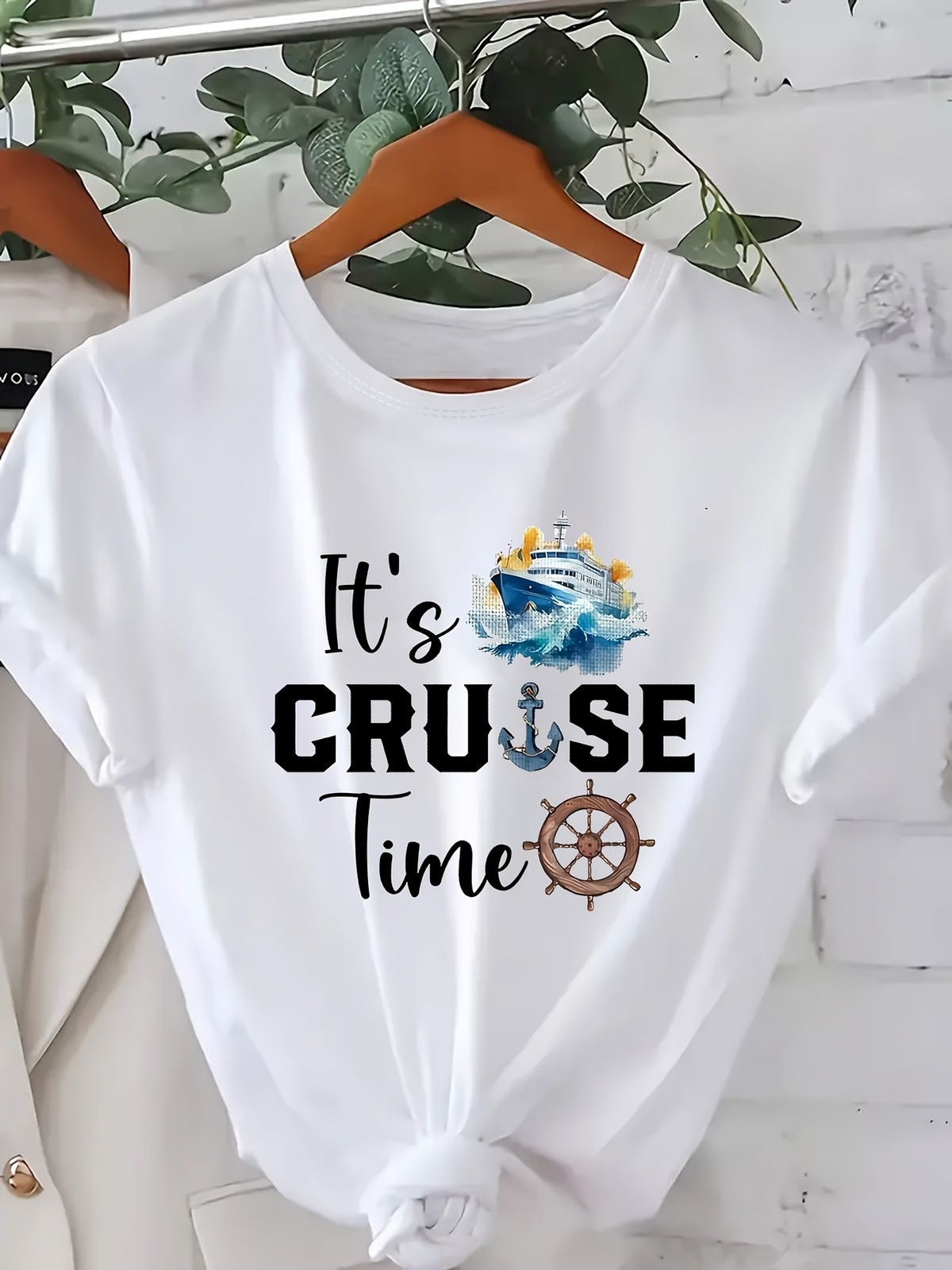 It’s Cruise Time Nautical Graphic Tee – Vacation Mode Ocean Cruise T-Shirt