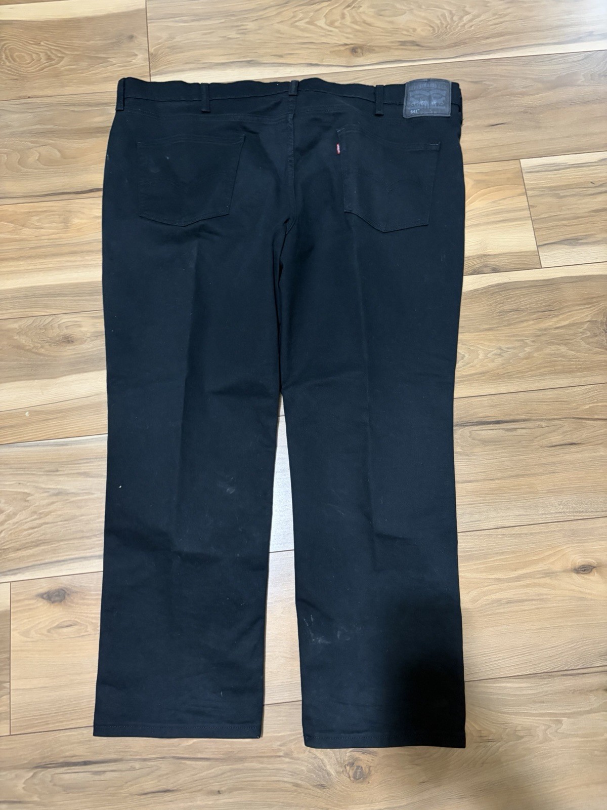 46X30 Levi’s Athletic Fit Black Denim Tapered Mid Rise