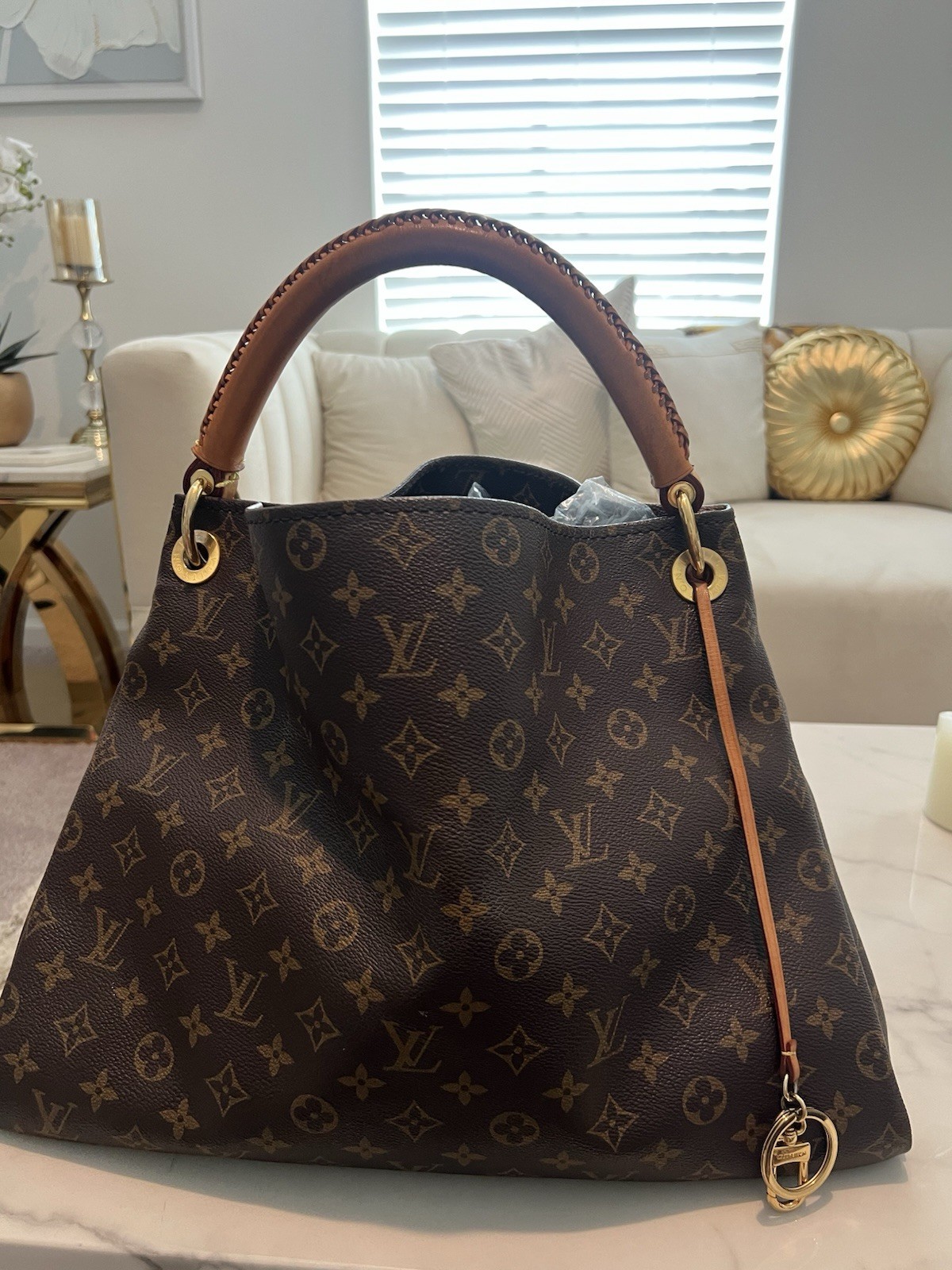 LOUIS VUITTON Artsy MM Bag | Monogram Canvas | Shoulder Bag | 100% Authentic