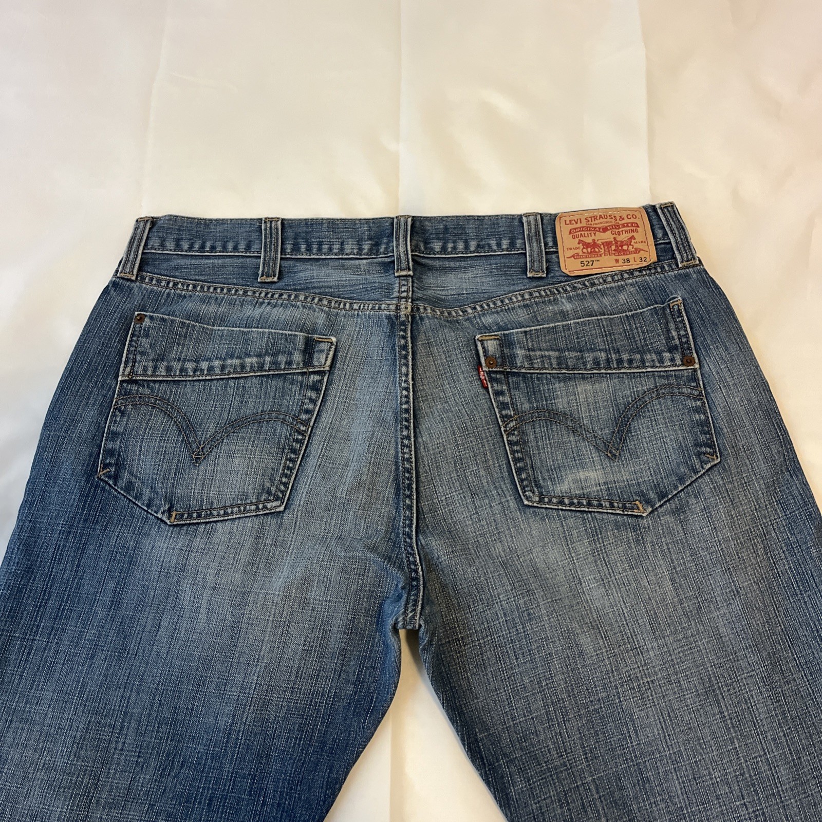 Levi’s 527 Boot Cut W38L32 100% Cotton Denim Jeans Excellent Condition