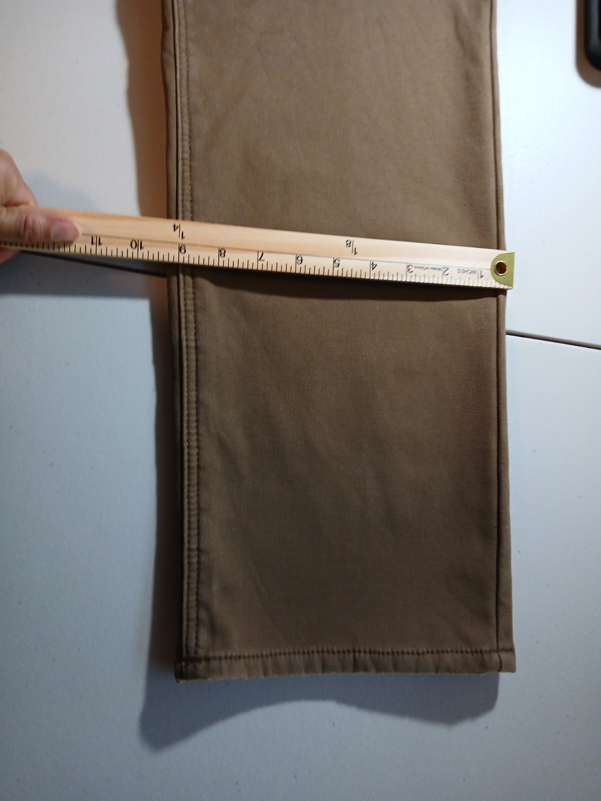 Weatherproof Vintage Men’s Regular Fit Brown Stretch Canvas Pants 40W Straight