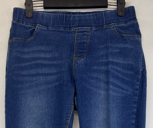 Jvini Fashion Jeans – Womens Size M – Blue – Pull On Jegging – Stretch (4585)