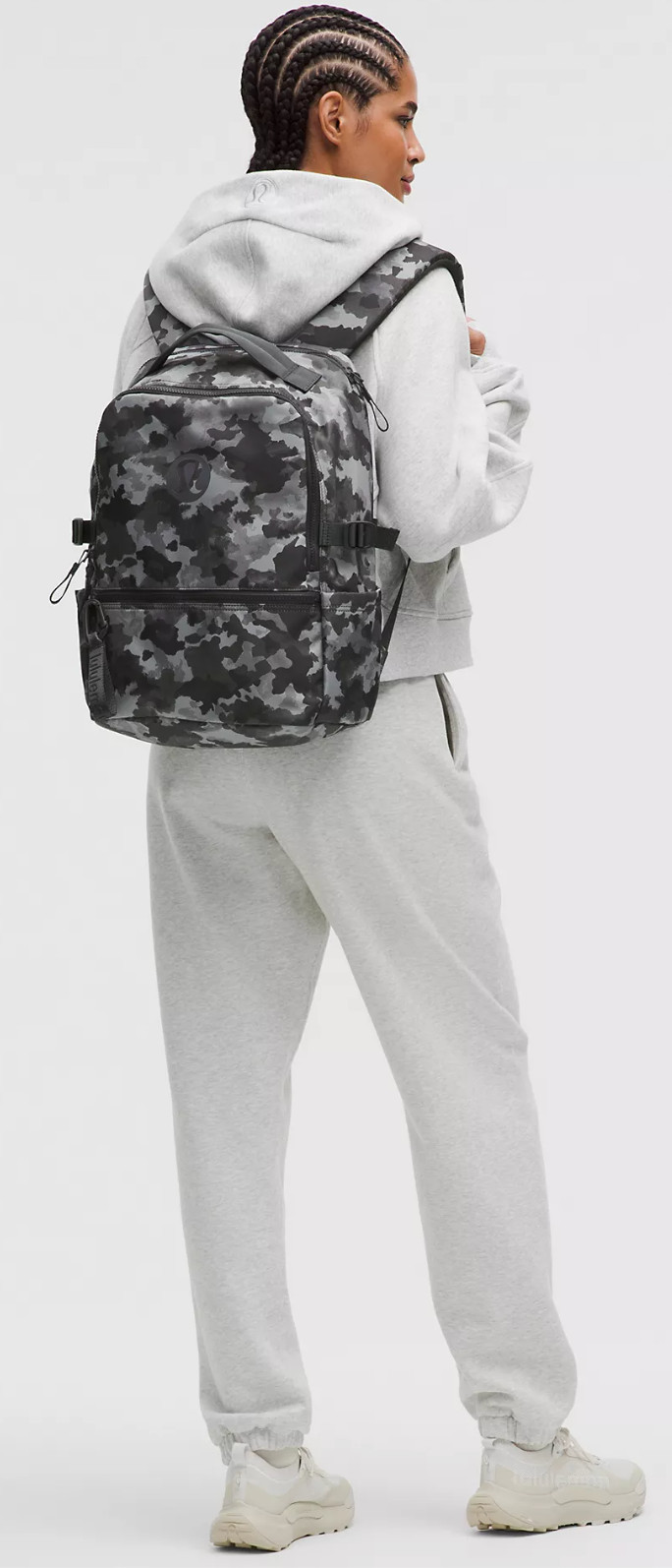Lululemon New Crew 22L Backpack in Thawed Camo Grey Multi NWT