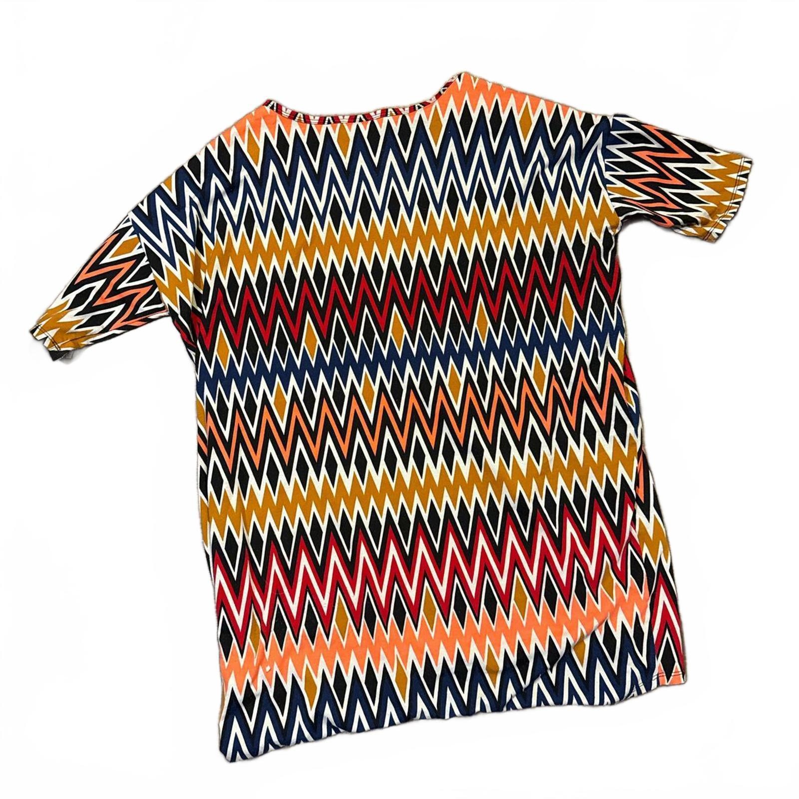 LuLaRoe Zig Zag Geometric Tunic Top Size Small