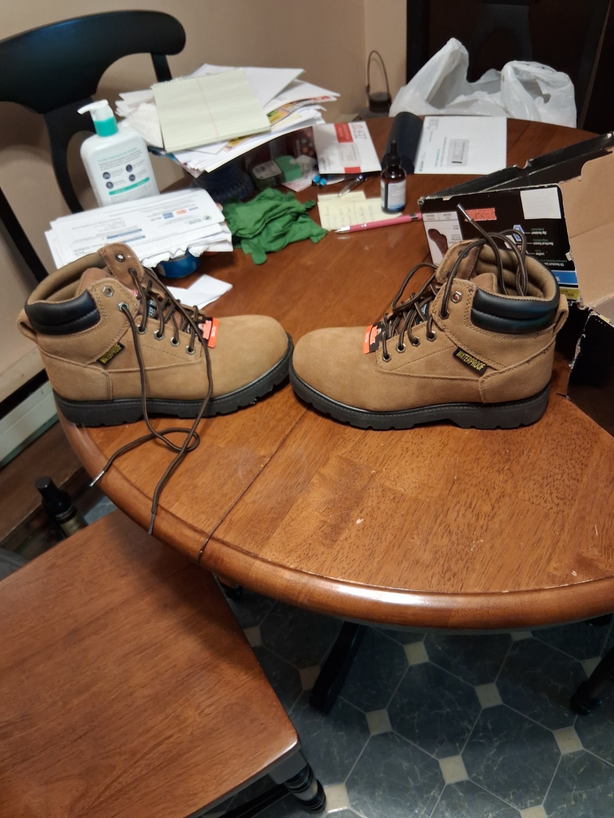 Brahma Alpha waterproof steel toe work boots Size 8 mens