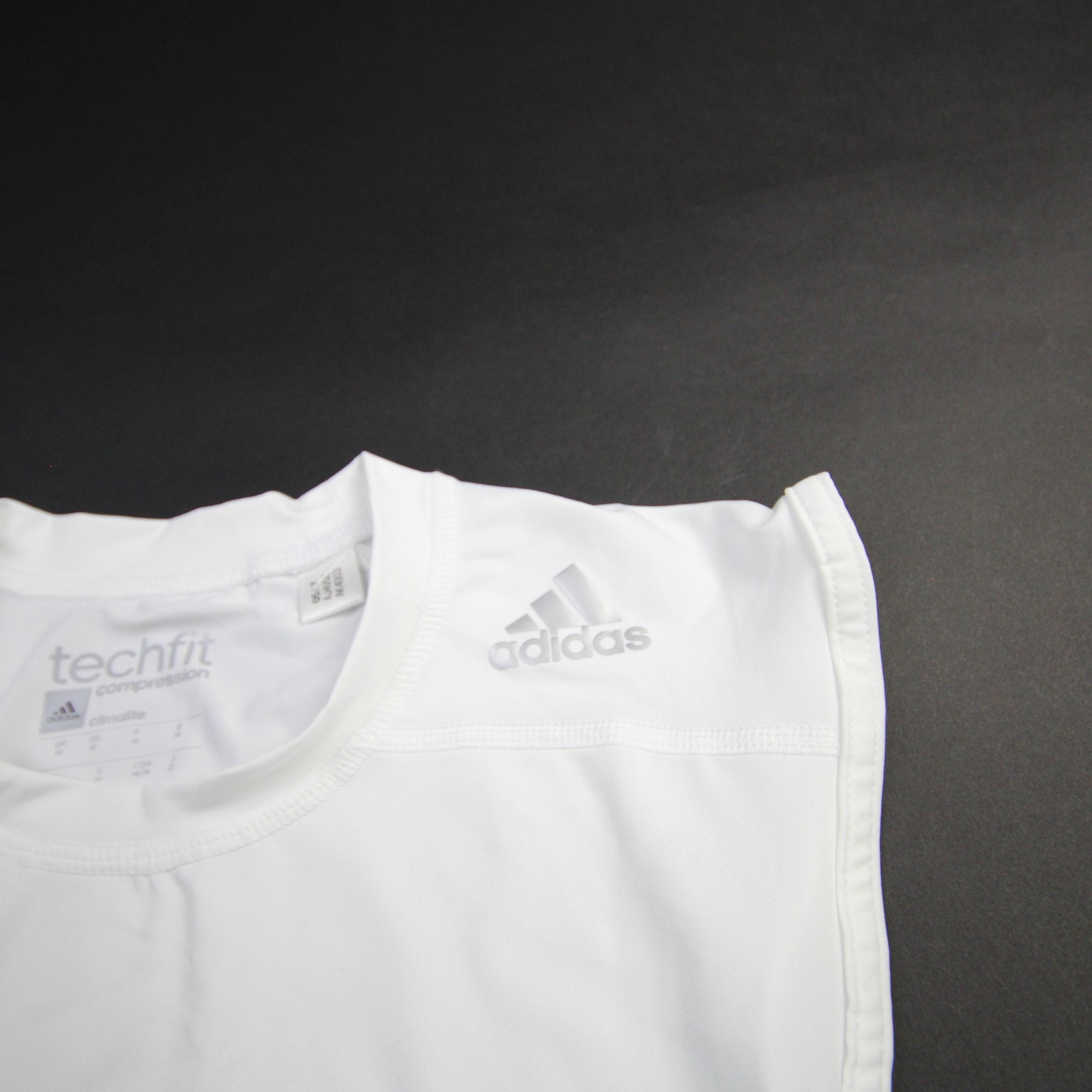 adidas Techfit Compression Top Men’s White New without Tags L