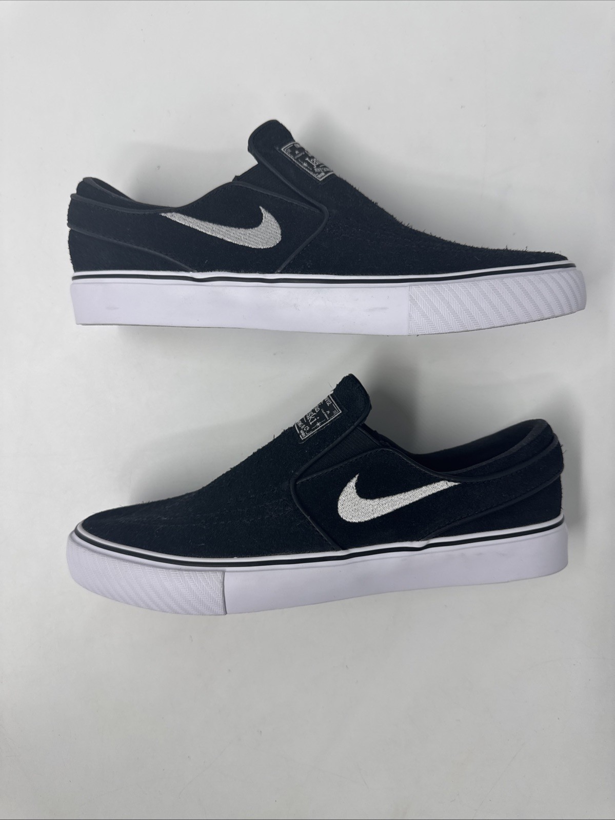Nike SB Janoski+ Slip Sneakers Black White FN5893-001 Men’s Size 5