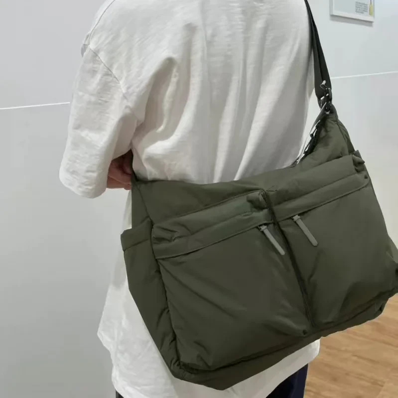 Uniqlo Multi Pocket Shoulder Bag 2 Colors Handbag For Men Messenger Bag
