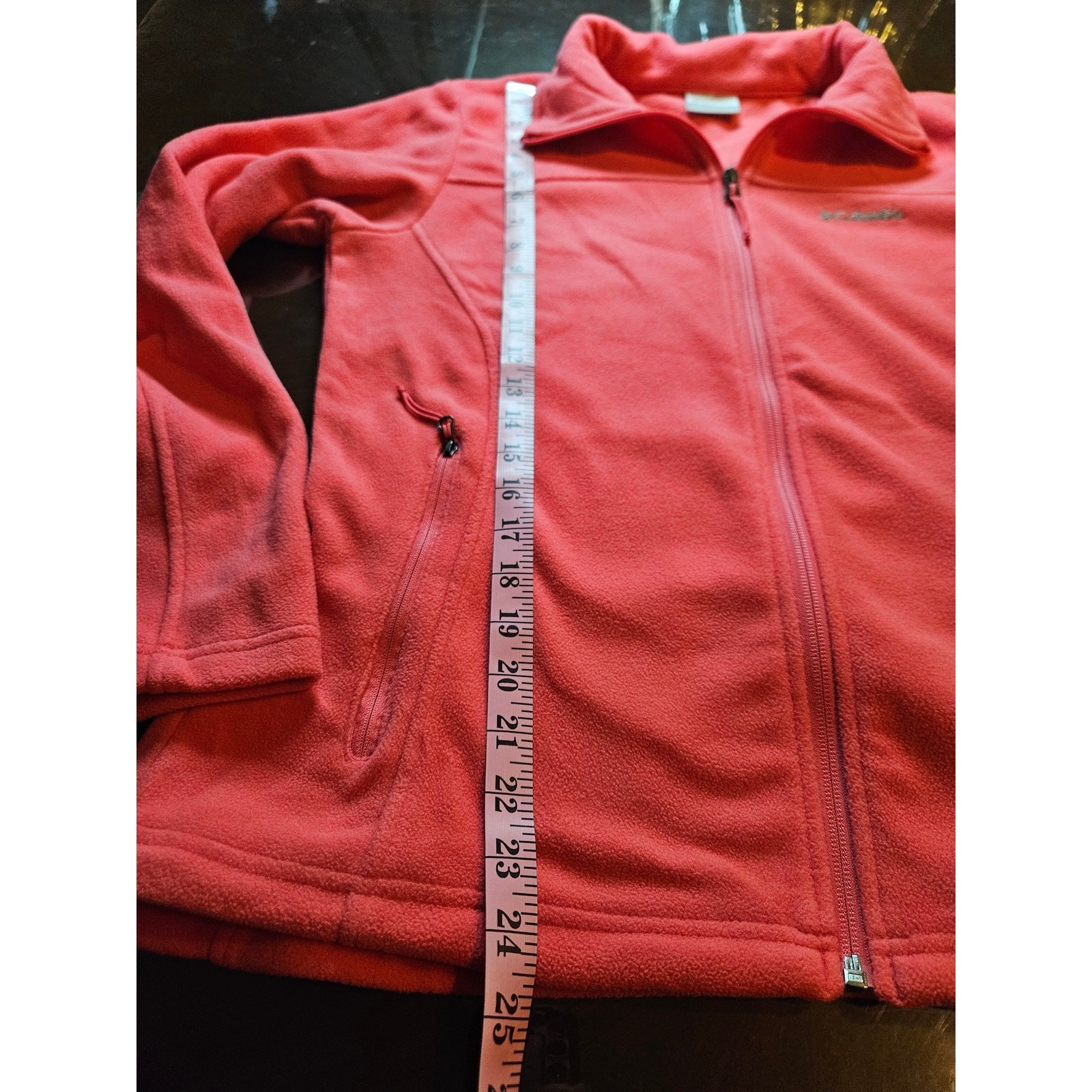 Columbia Women’s Fast Trek II Full Zip Fleece Jacket, Pink, Size L