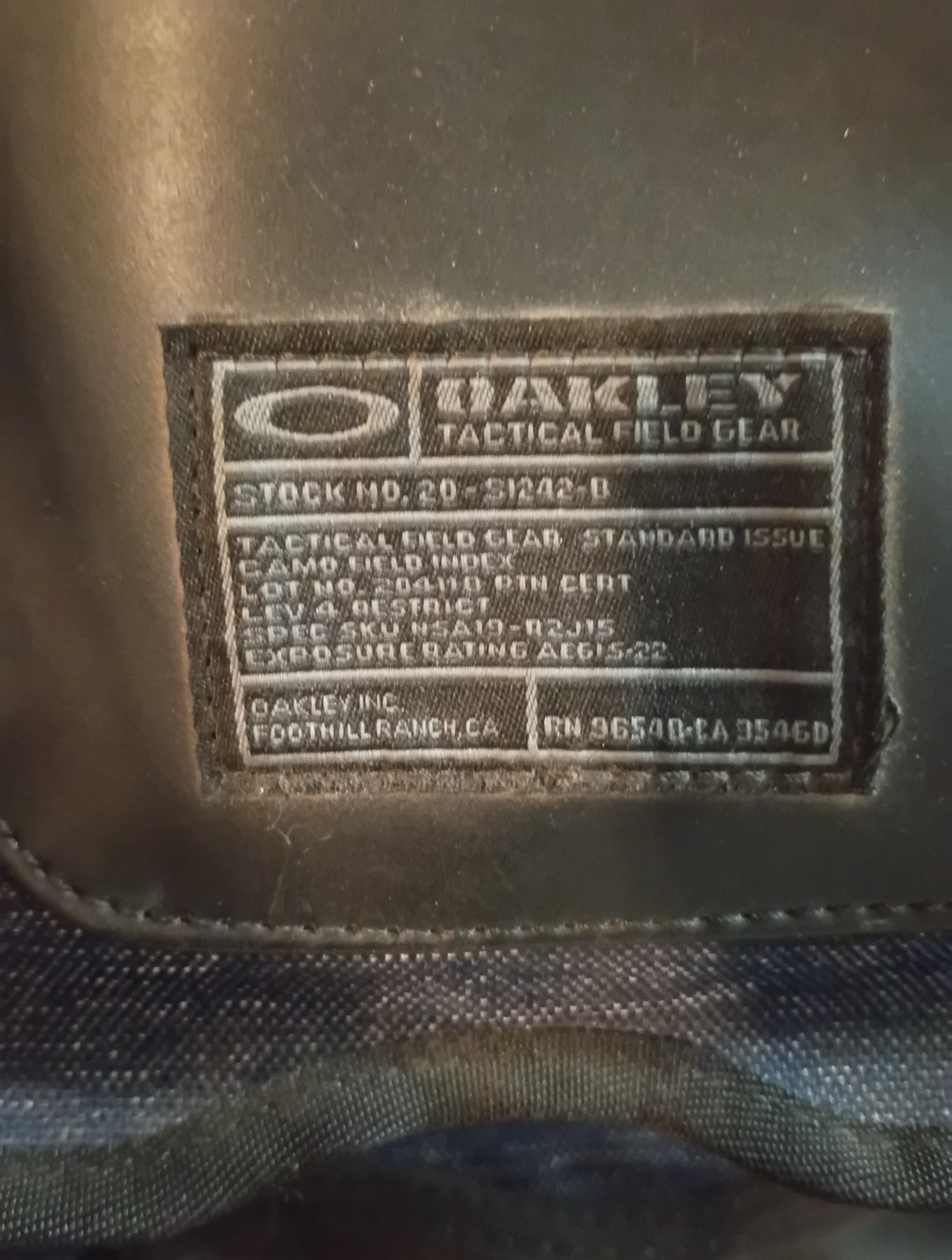 Oakley Kitchen Sink Backpack Stealth 34L Laptop Tactical Hiking Black / Blue