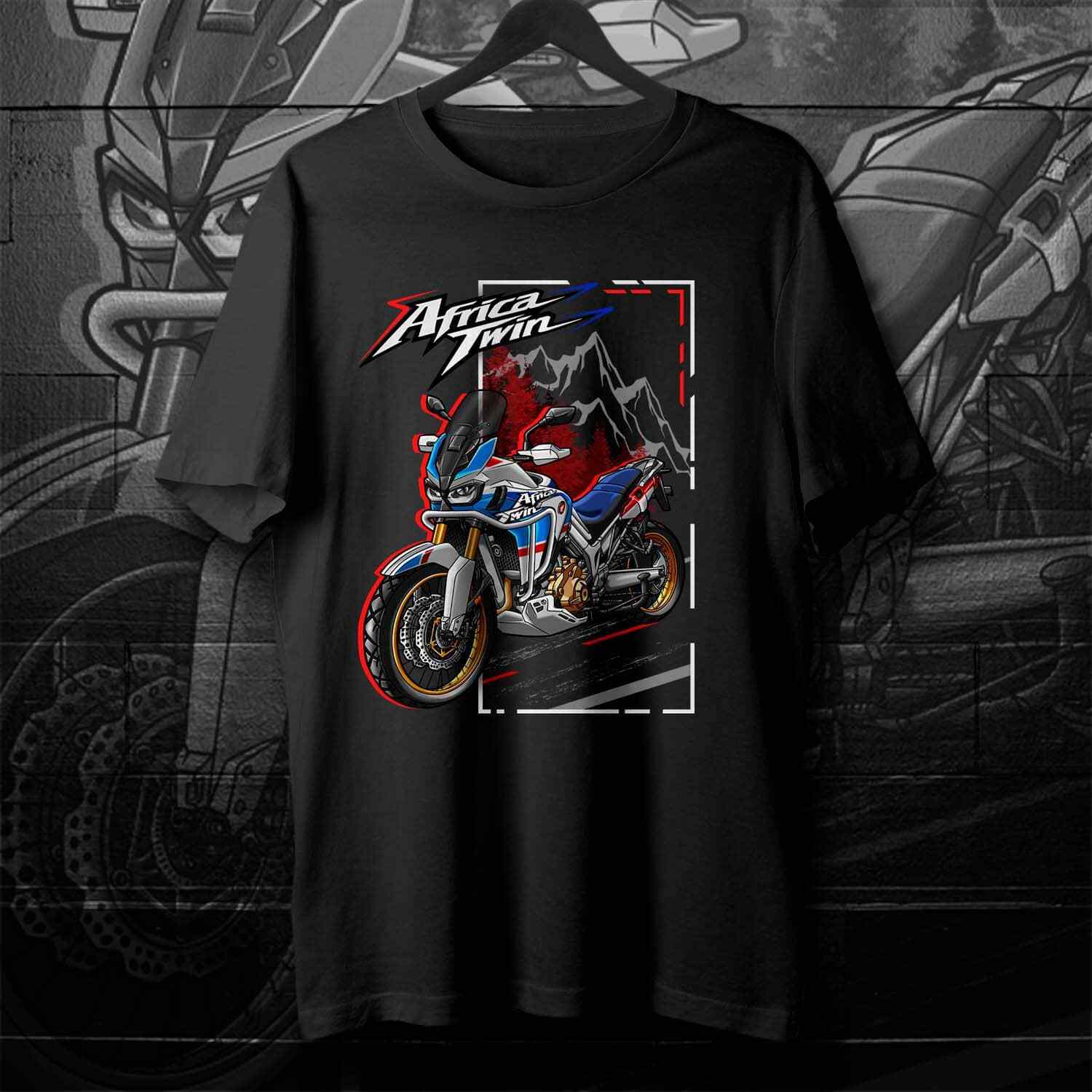 Honda CRF1000L2 Africa Twin Adventure Sports Motorcycle T-Shirt for Riders