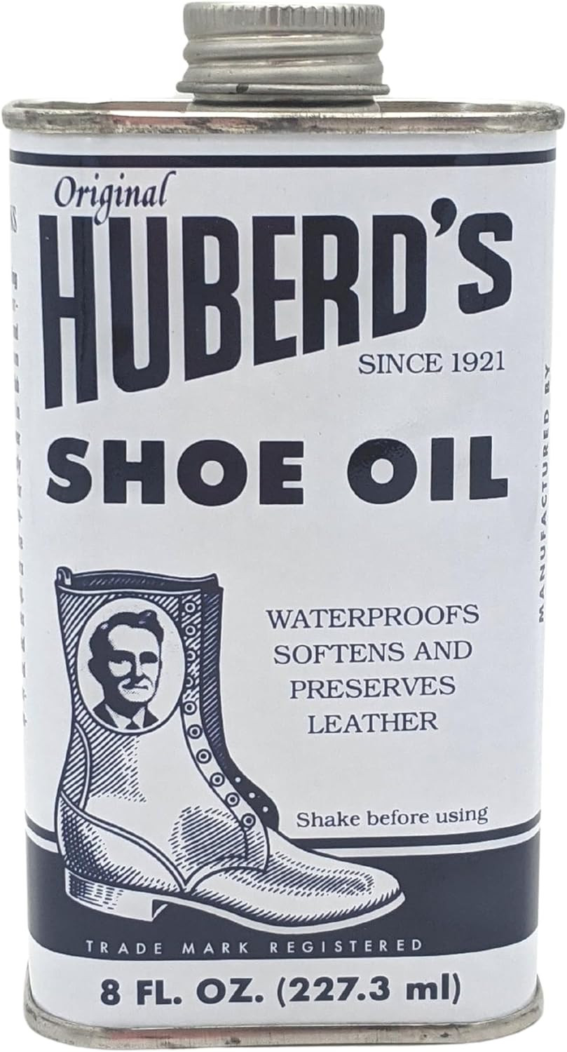 Huberd’S Shoe Oil – Leather Conditioner & Waterproofer for Boots, Shoes & Leathe