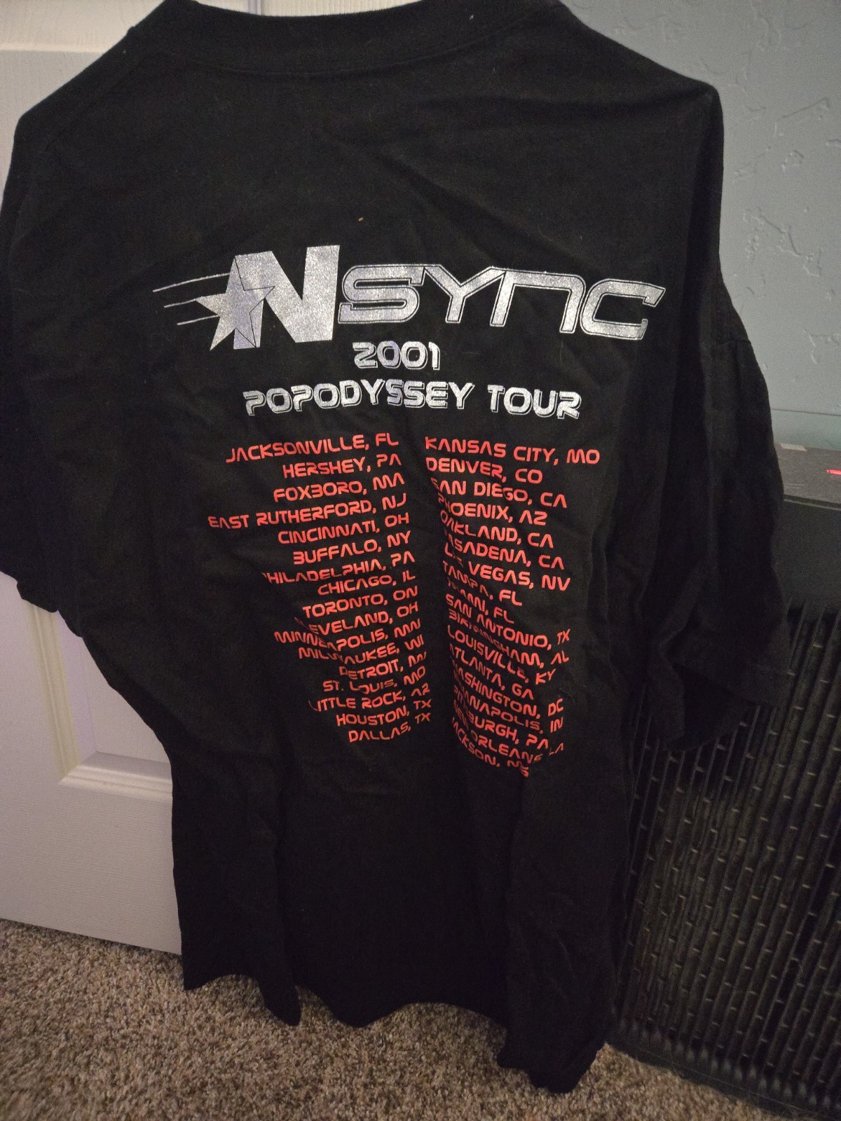 Vintage NSYNC 2001 Pop Odyssey Tour Graphic T-Shirt Sz XL – Justin Timberlake