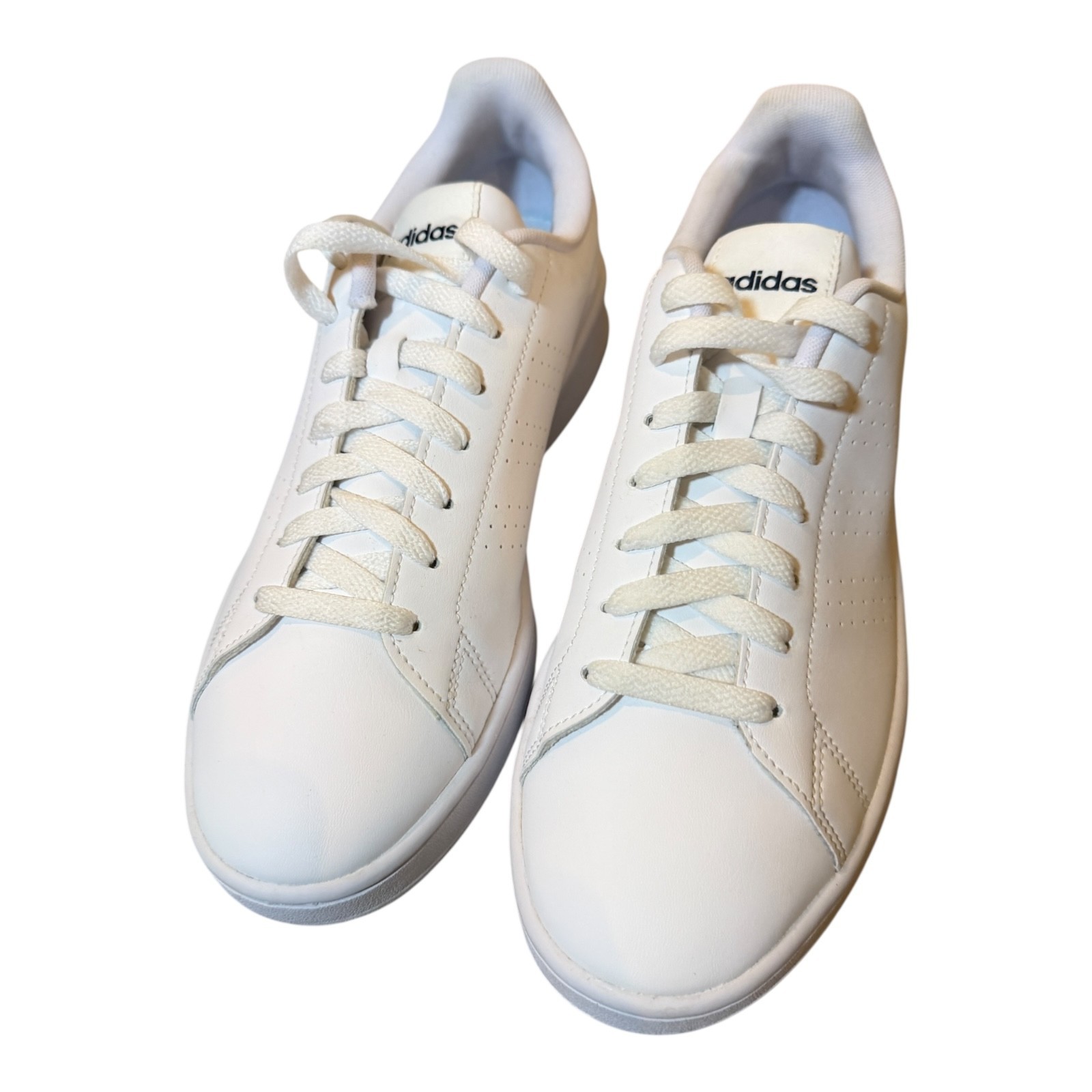 Adidas Mens Advantage GZ5299 White Casual Shoes Sneakers Size 10