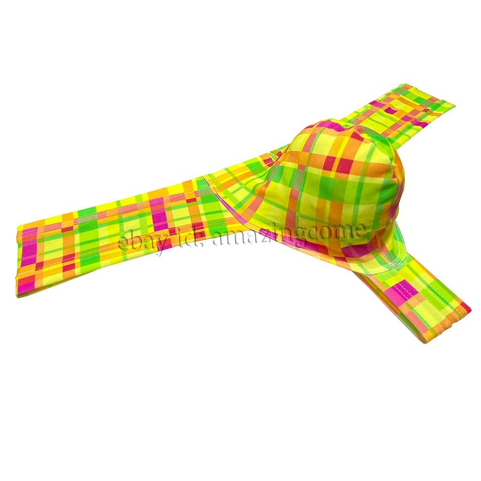Men’s Printed Ultra Cheeky Brazilian Bikini Underwear Contour Pouch Boxer Briefs