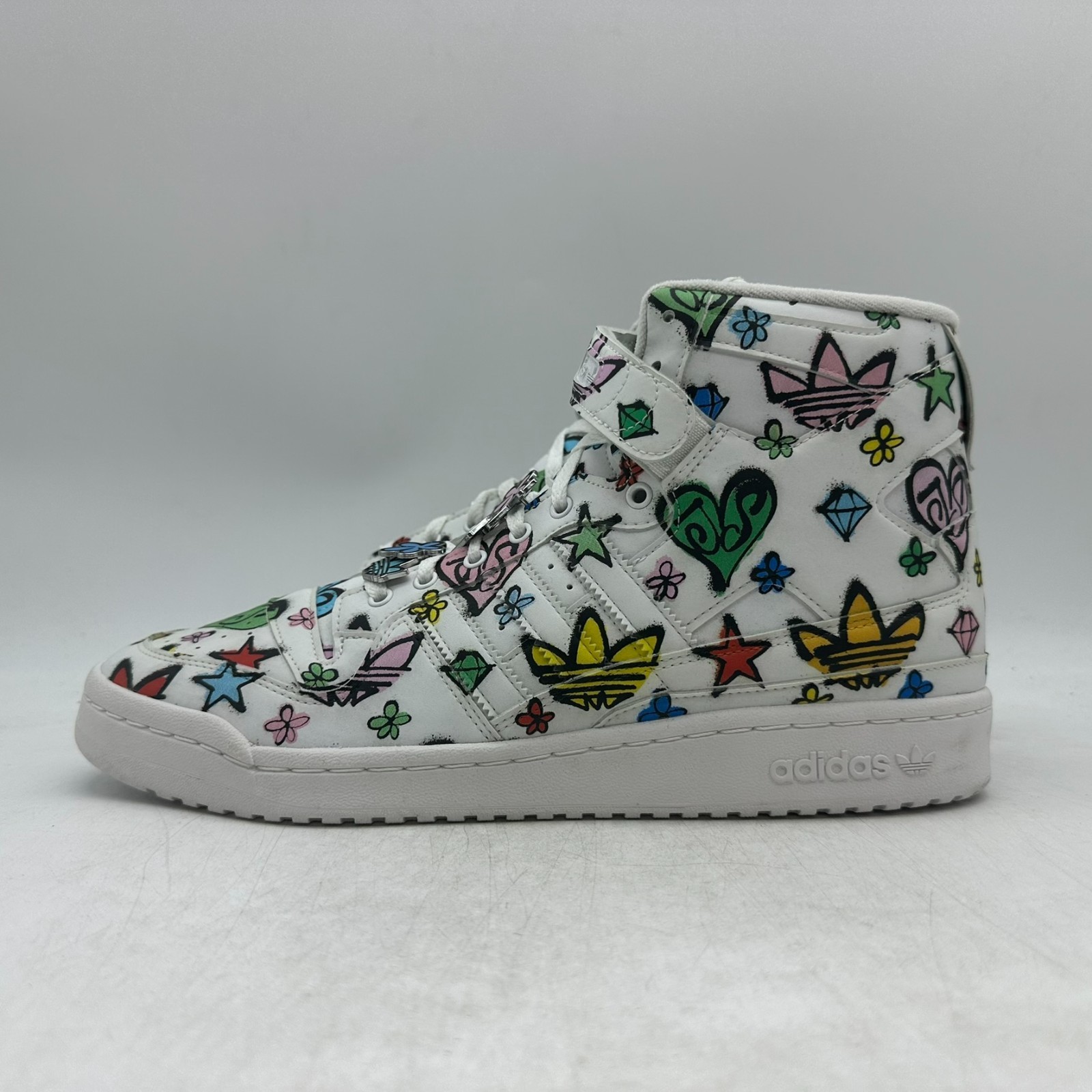 ADIDAS FORUM 84 HI “MONOGRAM” x JEREMY SCOTT HQ1128 SIZE 47 1/3 – SIZE 12 1/2US