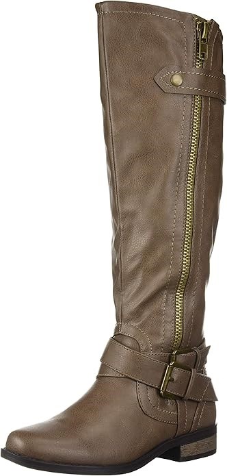 NWOT Rampage 6 Hansel Zipper Buckle Knee-High Riding Boot 132172