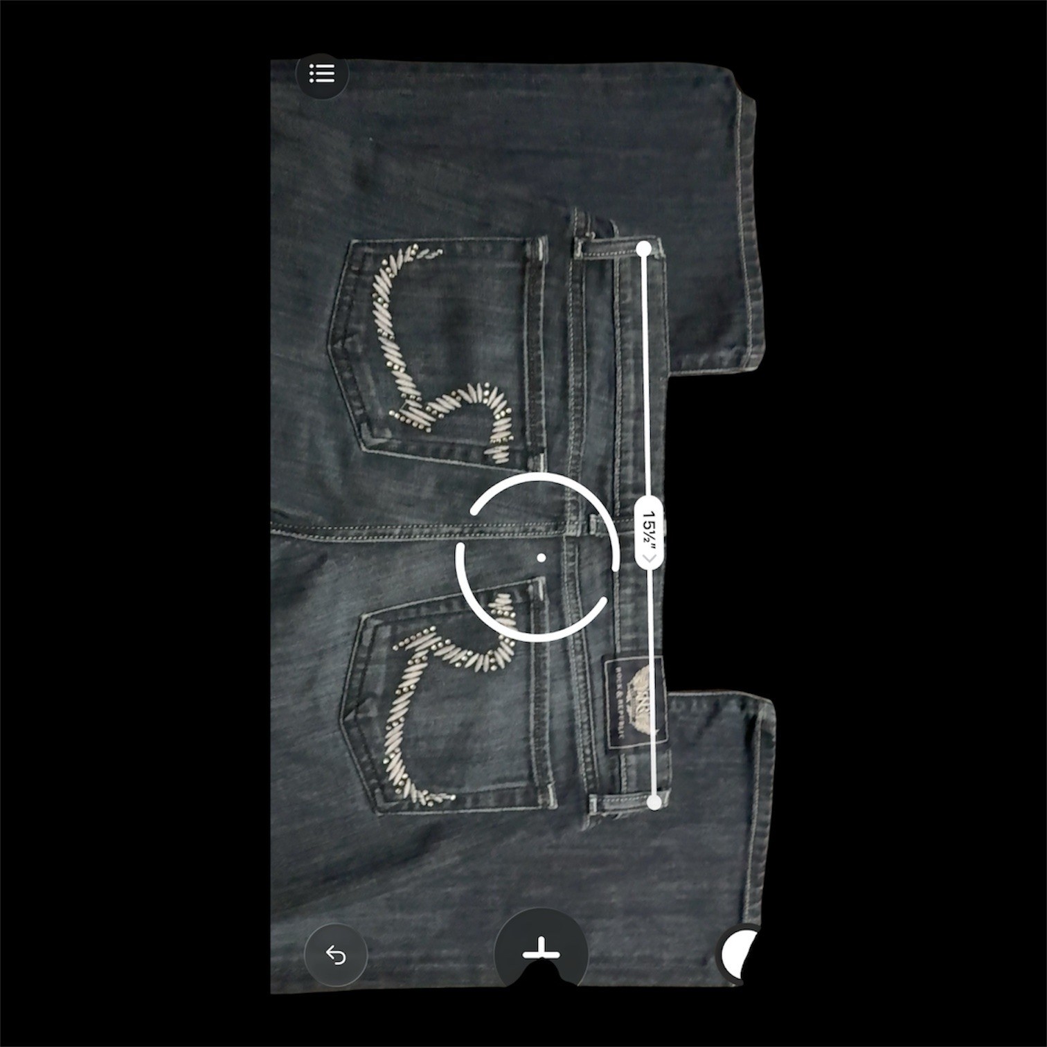 Rock & Republic Women’s Jeans Size 28 Blue Denim, Straight Leg, Dark Wash